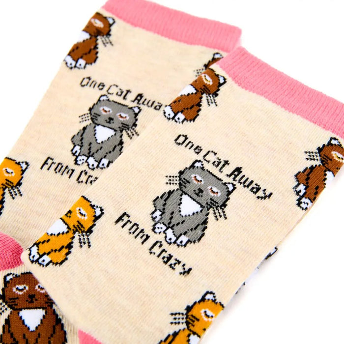 One Cat Away Ladies Socks