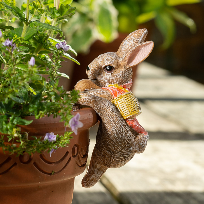 Beatrix Potter Flopsy Bunny Plant Pot Hanger