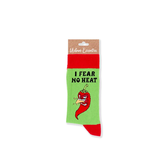 Unisex I Fear No Heat Socks Size 6 - 11 UK