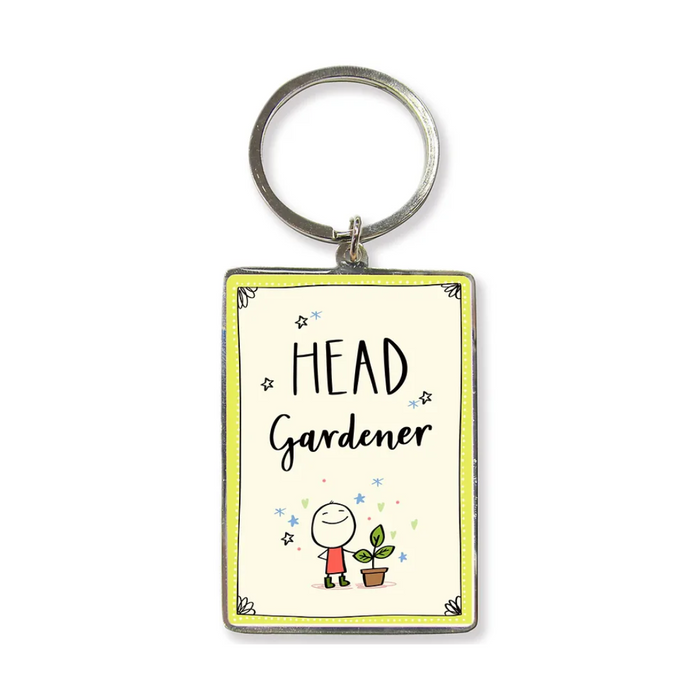 'Head Gardener' Keyring