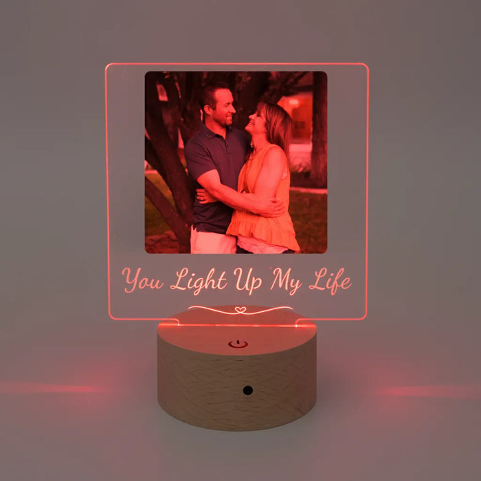 'You Light Up My Life' LED Night Light (You Can Personalise Me!)