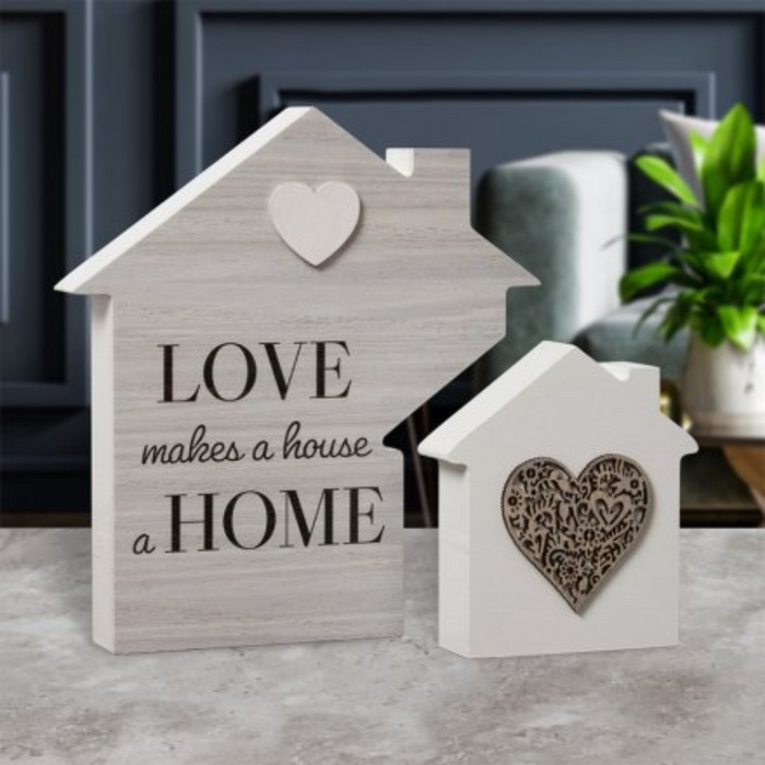 'Love & Home' House Plaque