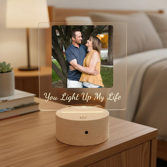'You Light Up My Life' LED Night Light (You Can Personalise Me!)