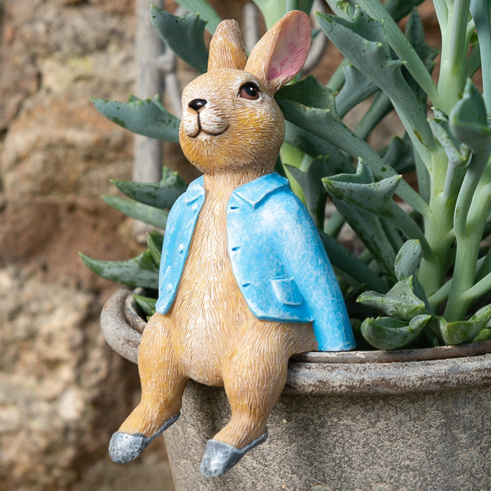 Beatrix Potter Peter Rabbit Sitting Plant Pot Hanger