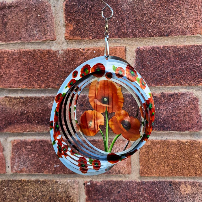 Poppy Wind Spinner (Small or Large)