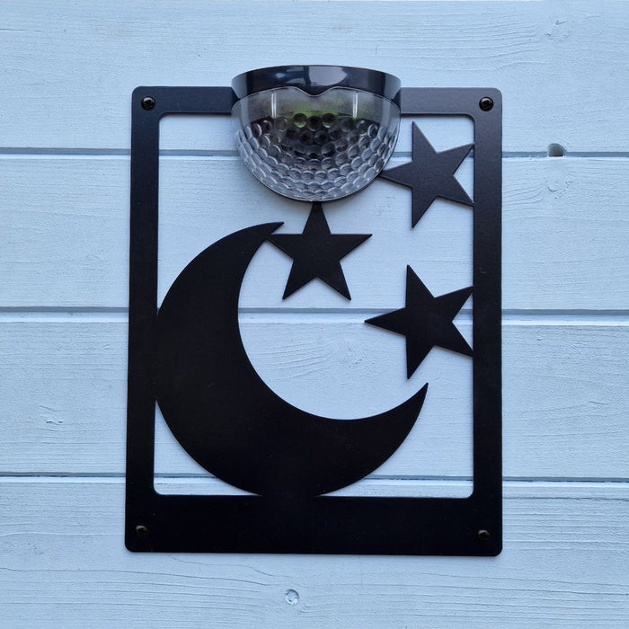 IMPERFECT- Moon and Stars Solar Plaque