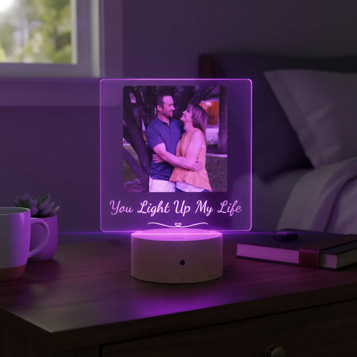 'You Light Up My Life' LED Night Light (You Can Personalise Me!)