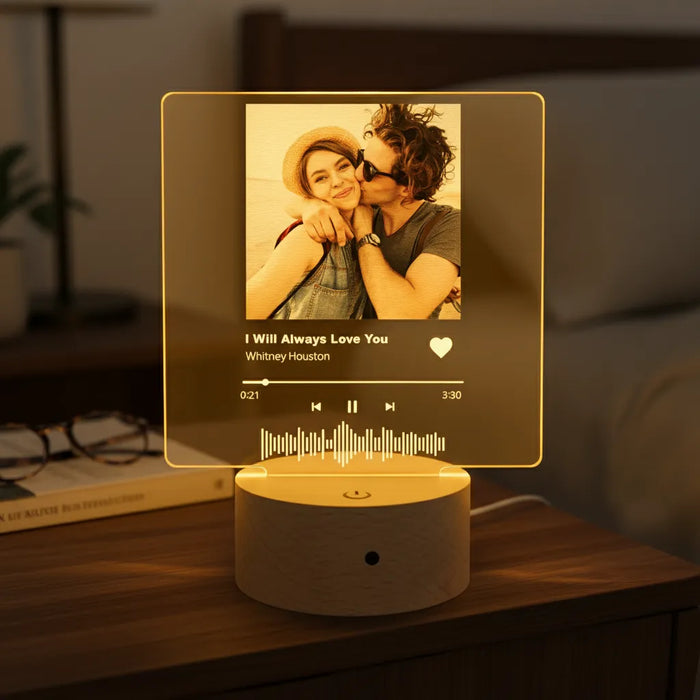 Music Player LED Night Light (You Can Personalise Me!)