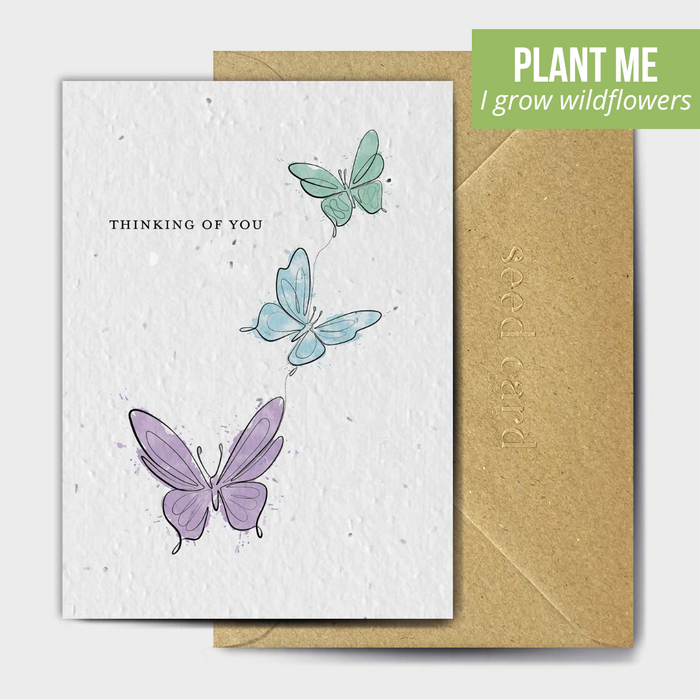 Plantable Thinking Of You Seeded Card