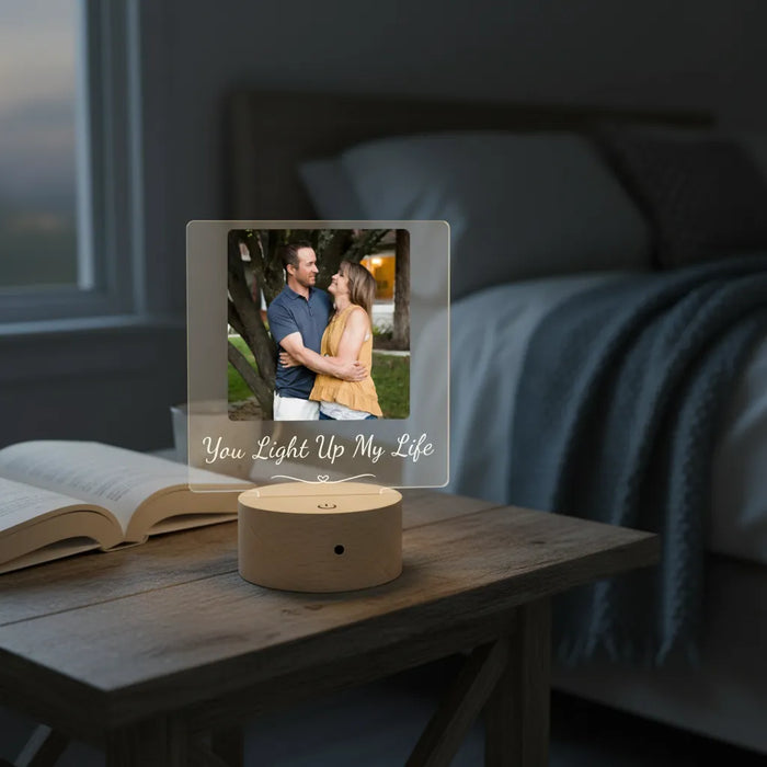 'You Light Up My Life' LED Night Light (You Can Personalise Me!)