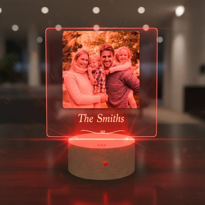 Family Photo LED Night Light (You Can Personalise Me!)