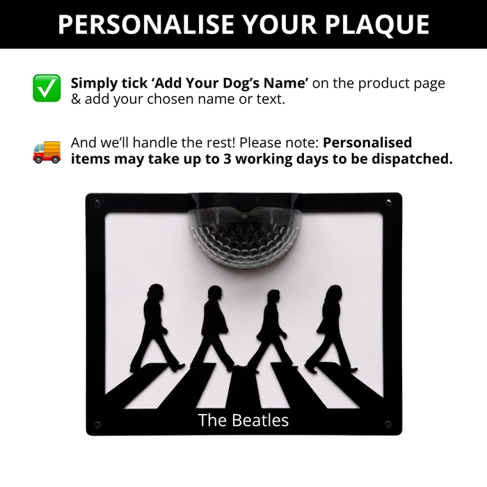 The Beatles Solar Light Wall Plaque