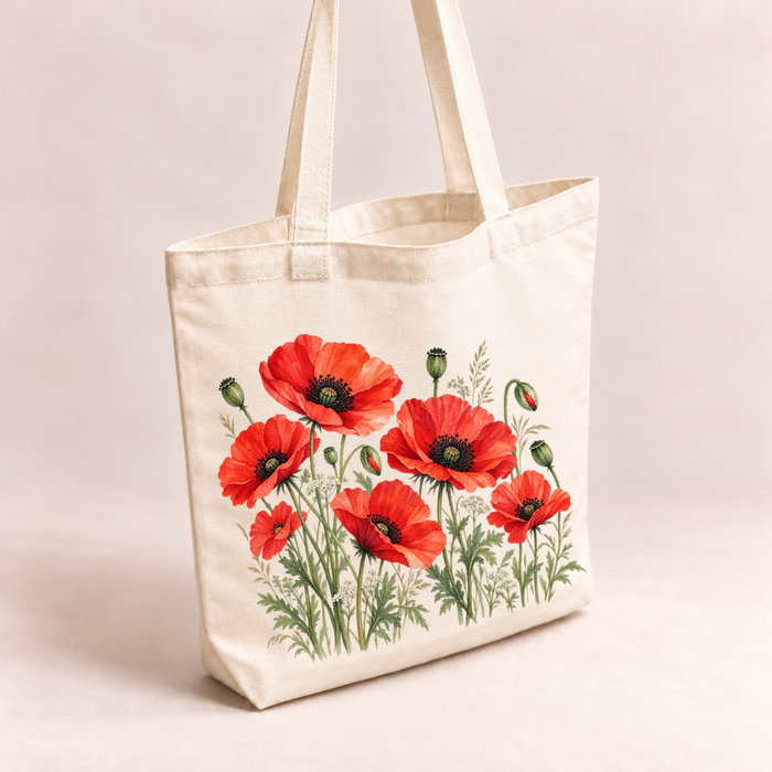 Poppies Tote Bag