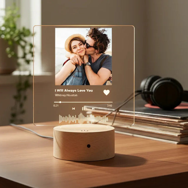 Music Player LED Night Light (You Can Personalise Me!)