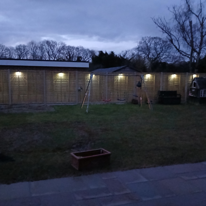 Hook Over Fence Solar Lights – Standard (No Motion Sensor) - No Screws or Drills Required!