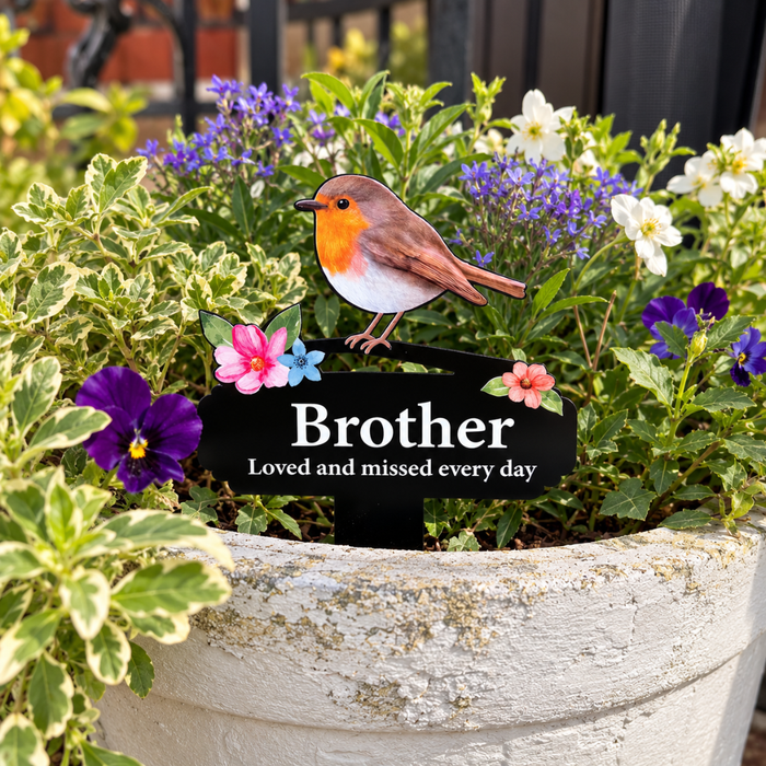 'Brother' Large Robin Pot Stake