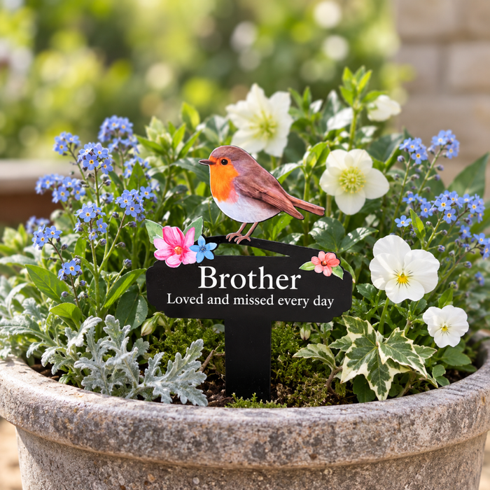 'Brother' Large Robin Pot Stake