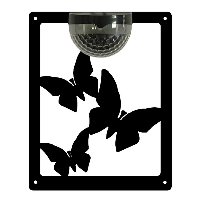 IMPERFECT- Butterfly Solar Light Wall Plaque