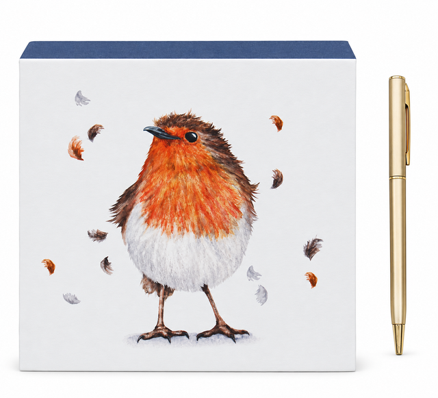 Large Robin Memo Block