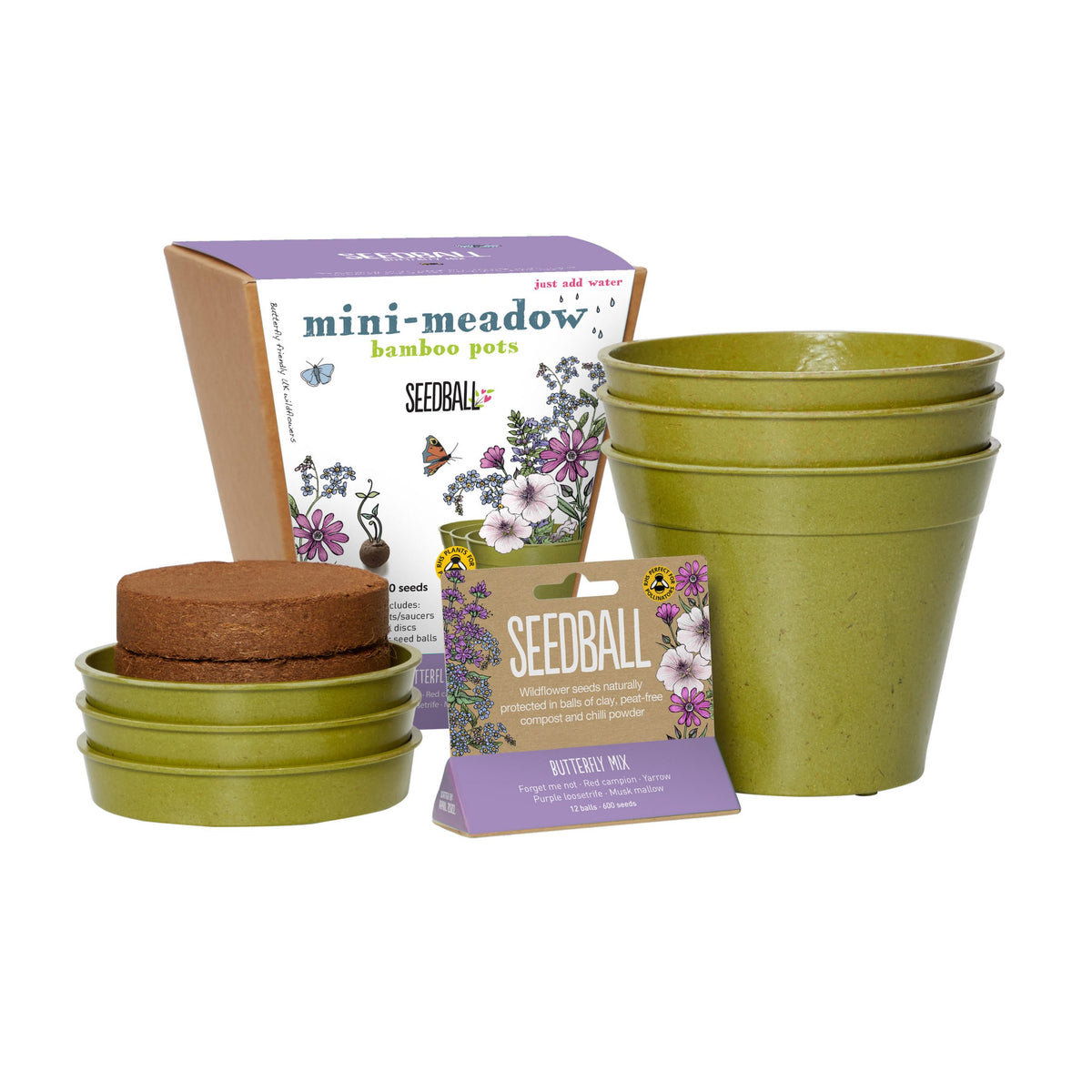 Butterfly Mix Mini Meadow Pots — Flory's Online