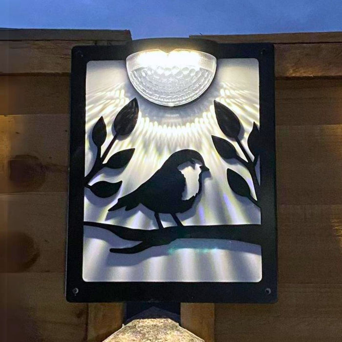 Robin Solar Light Wall Plaque- Right Facing