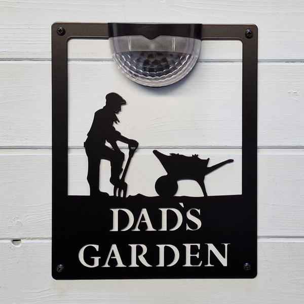 Solar Powered Light Signs - For garden, pathway and sheds – Flory's Online