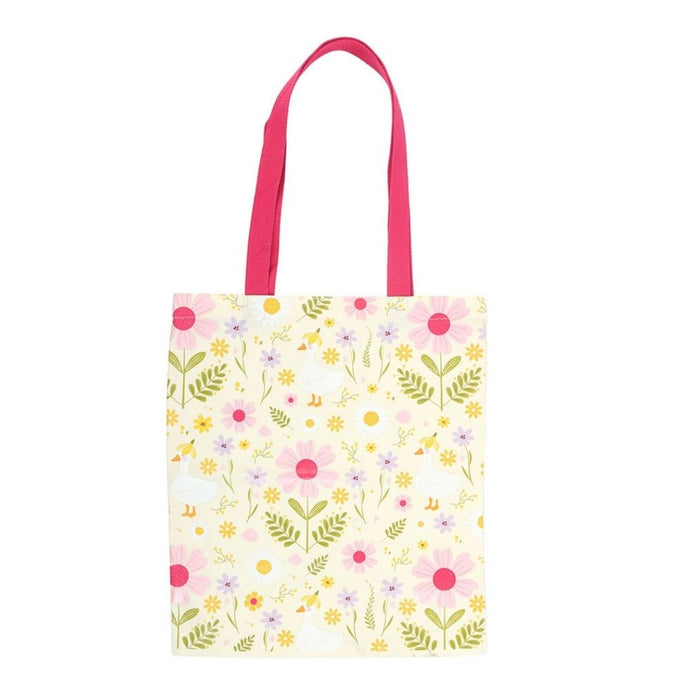 Daisy & Duck Print Tote Bag