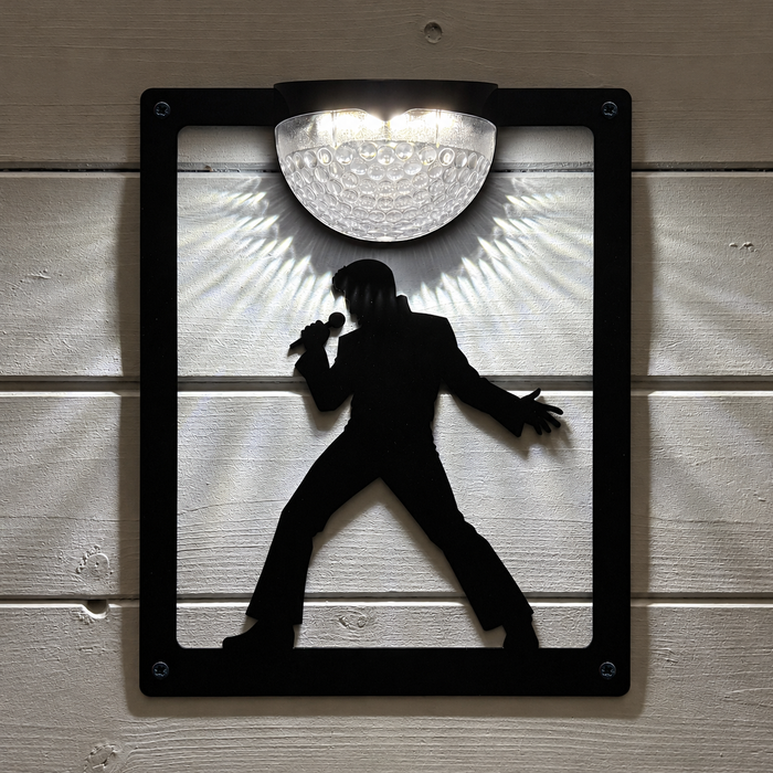 Limited Edition - Elvis Solar Light Wall Plaque