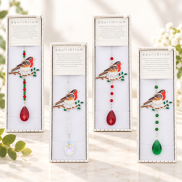 Robin Colourful Suncatcher - 4 to choose from