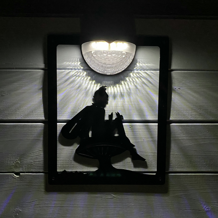 IMPERFECT- Fairy Solar Light Wall Plaque