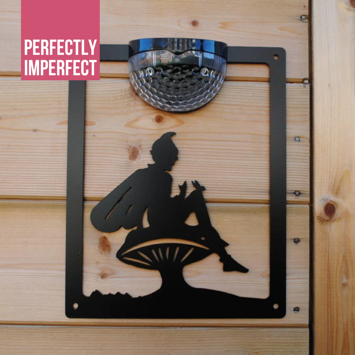 IMPERFECT- Fairy Solar Light Wall Plaque
