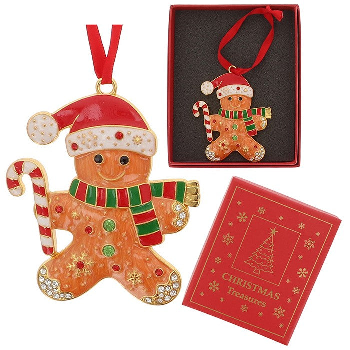 Gift boxed Xmas Treasures Gingerbread Man