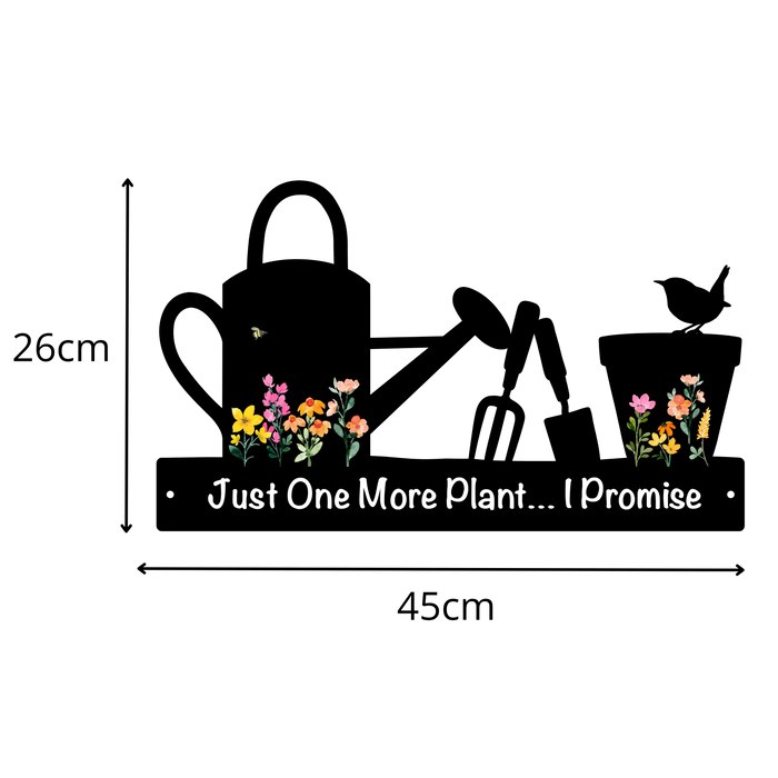 'Just One More Plant...' Large Garden Wall Art