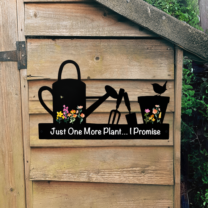 'Just One More Plant...' Large Garden Wall Art
