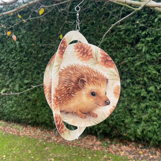 Hedgehog Hanging Orbit Spinner (Spins at Fixed 90°)