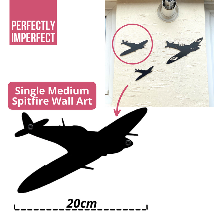 IMPERFECT- Single Medium Spitfire Wall Art