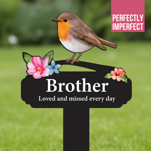 IMPERFECT - 'Brother' Large Robin Pot Stake