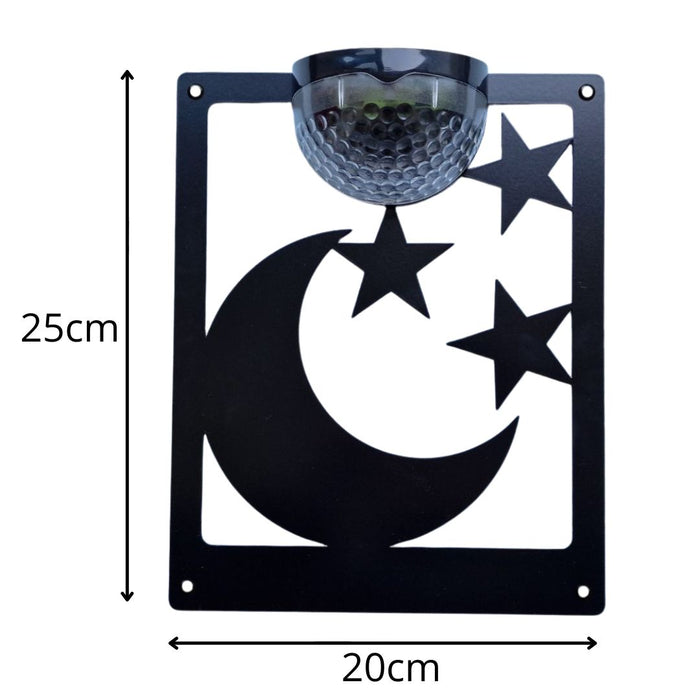 IMPERFECT- Moon and Stars Solar Plaque