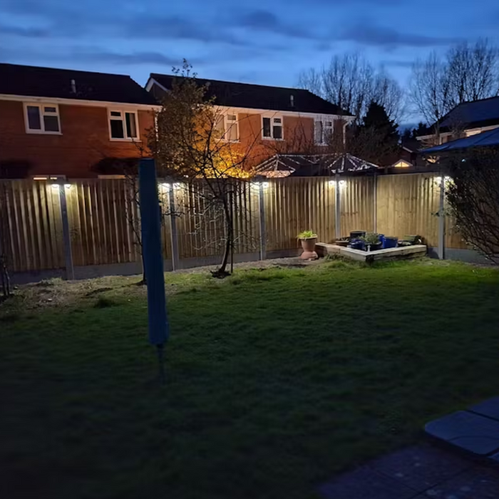 Hook Over Fence Solar Lights – Standard (No Motion Sensor) - No Screws or Drills Required!