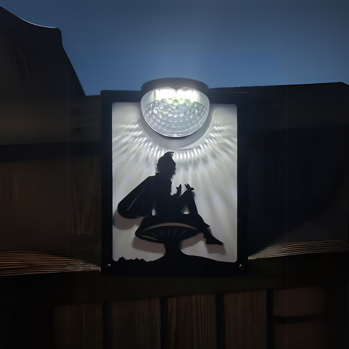 Fairy Solar Light Wall Plaque