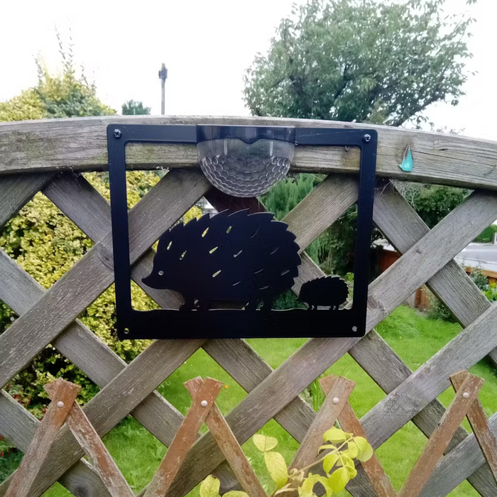 Hedgehog Solar Powered Wall Plaque
