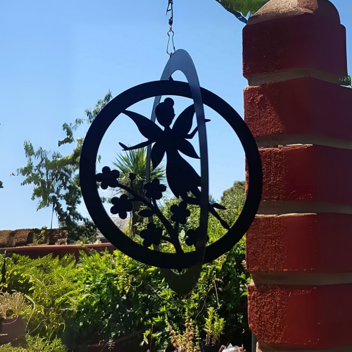 Fairy Hanging Silhouette Orbit Spinner