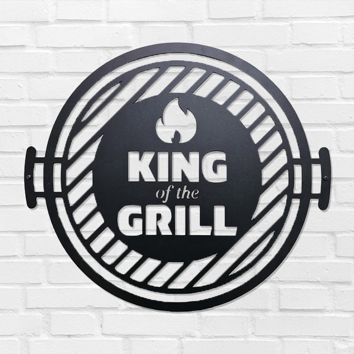 King of The Grill Sign