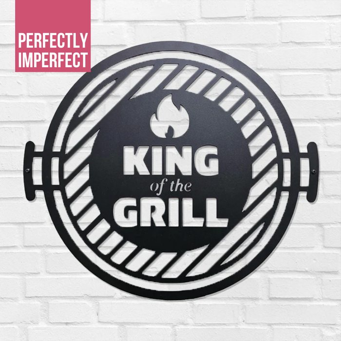 IMPERFECT- Large King of The Grill Sign