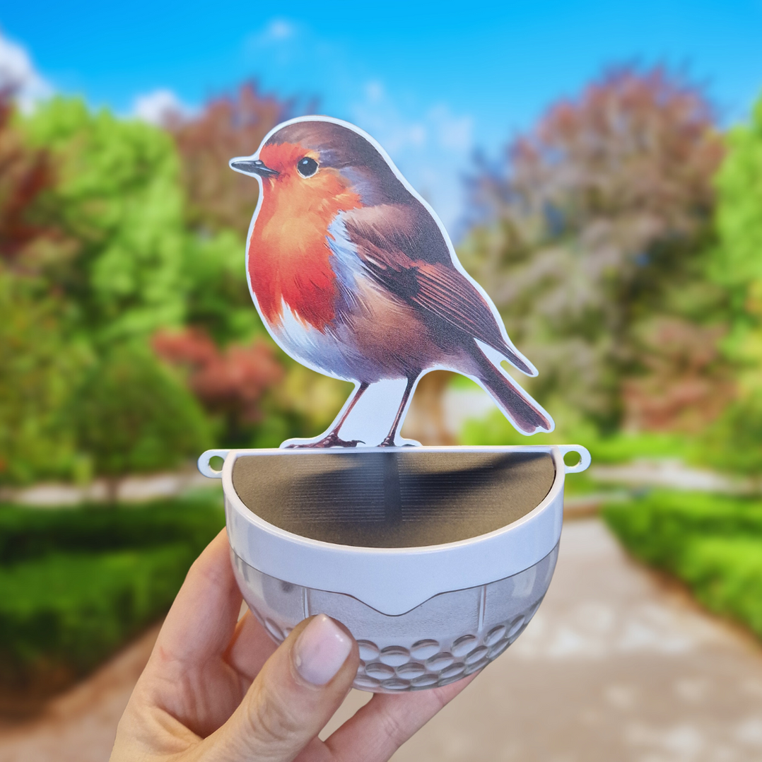 Real Robin Solar Powered LED Light — Flory's Online