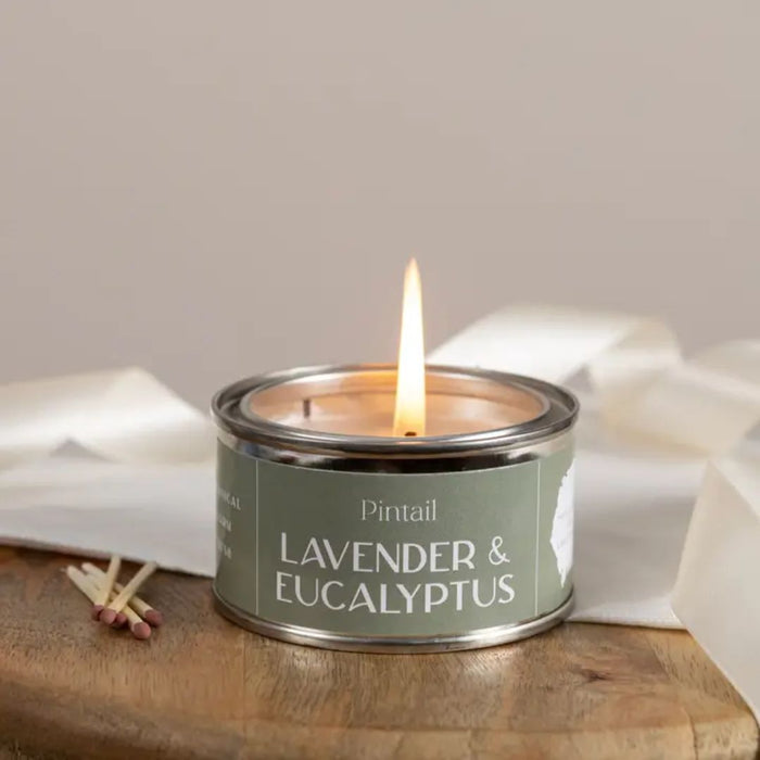 Lavender & Eucalyptus Paint Pot Candle