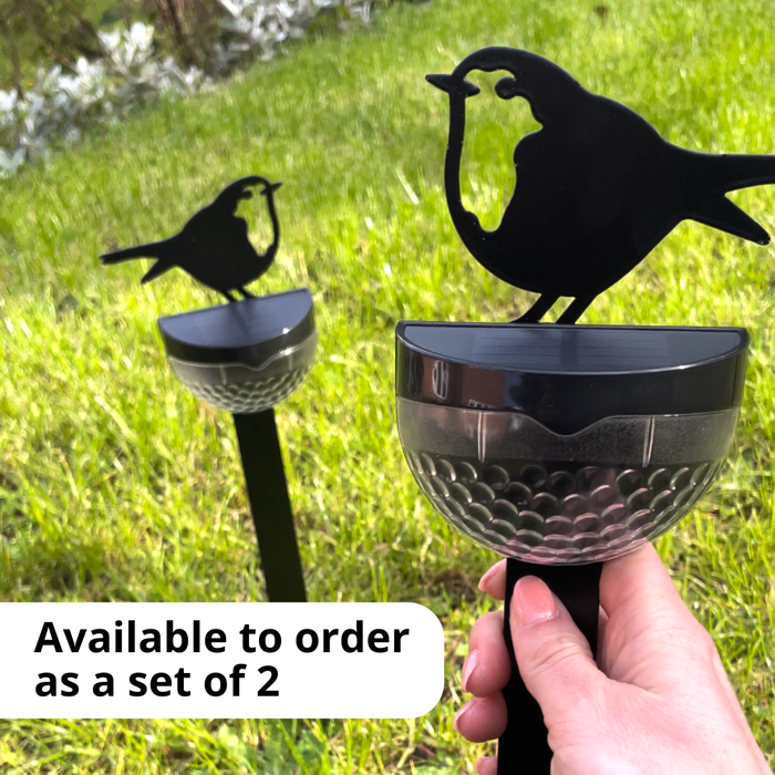 NEW! Robin Metal Solar Stake
