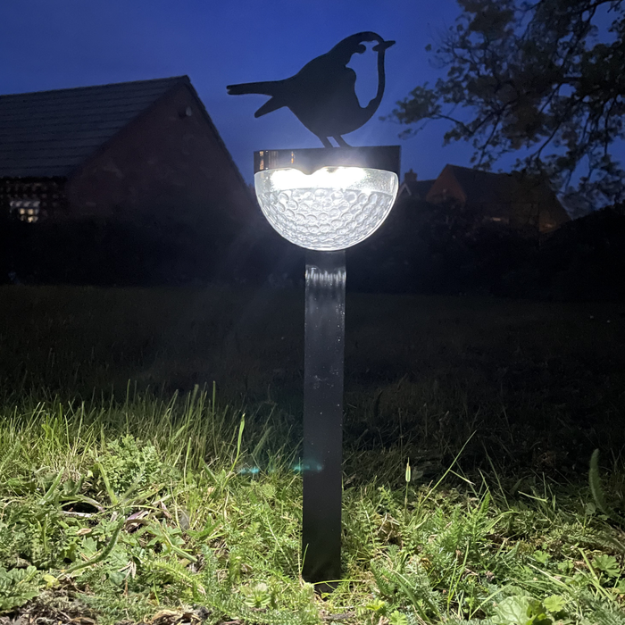 NEW! Robin Metal Solar Stake