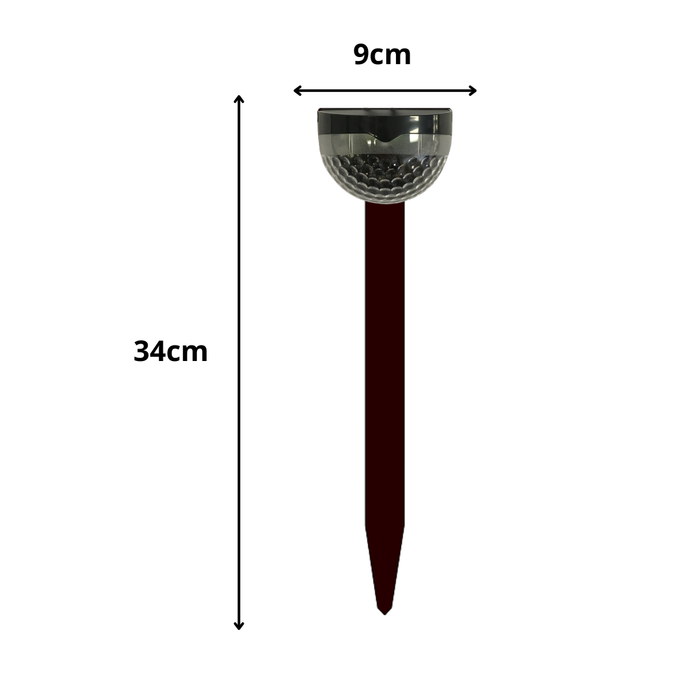 NEW! Plain Metal Solar Stake