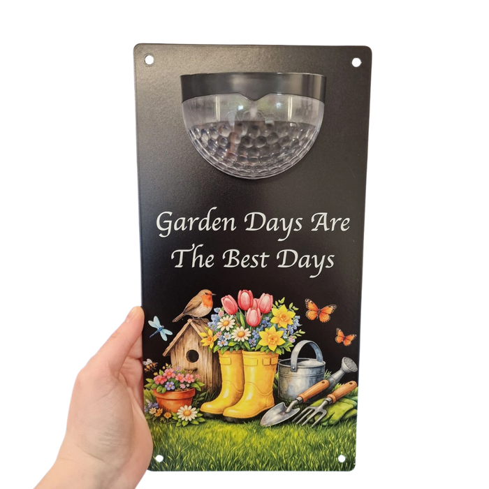 IMPERFECT- Garden Days Are The Best Days Solar Light
